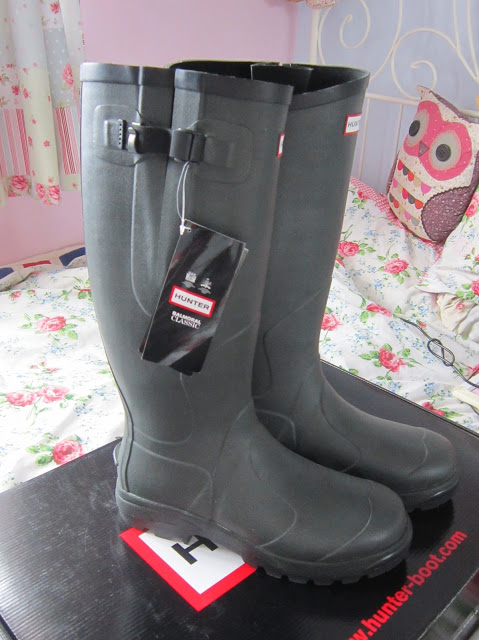 men's balmoral side adjustable wellington boots in dark olive