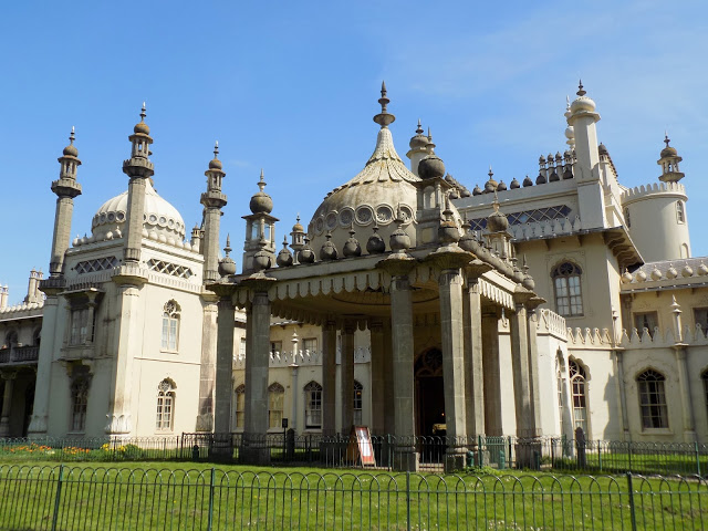 Brighton Pavilion blue skies in summer Brighton Pavilion blue skies in summer