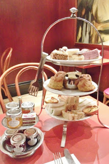 afternoon tea at Patisserie Valerie