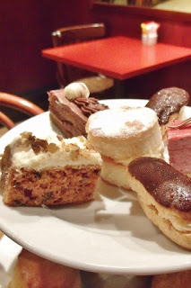 afternoon tea at Patisserie Valerie