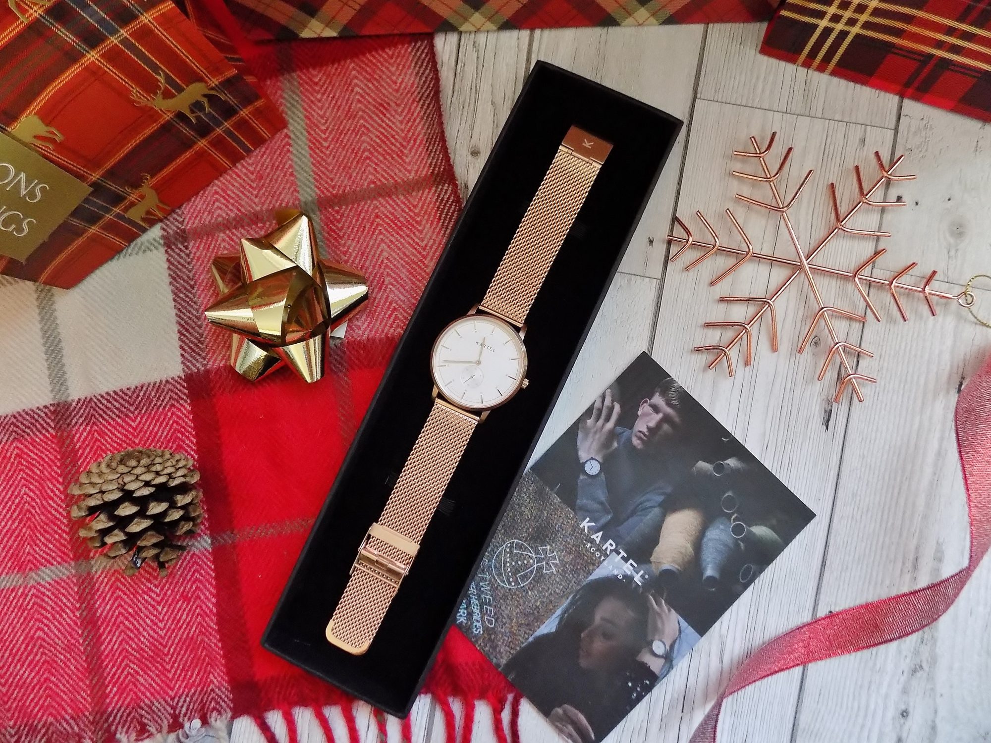 Kartel Kendrick Mesh Rose Gold Watch